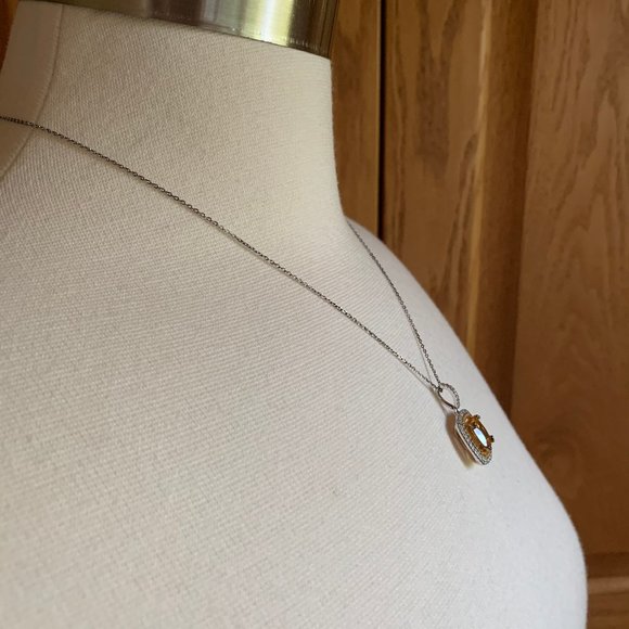 NINA SUN - Citrine Necklace - NWOT - Picture 4 of 9